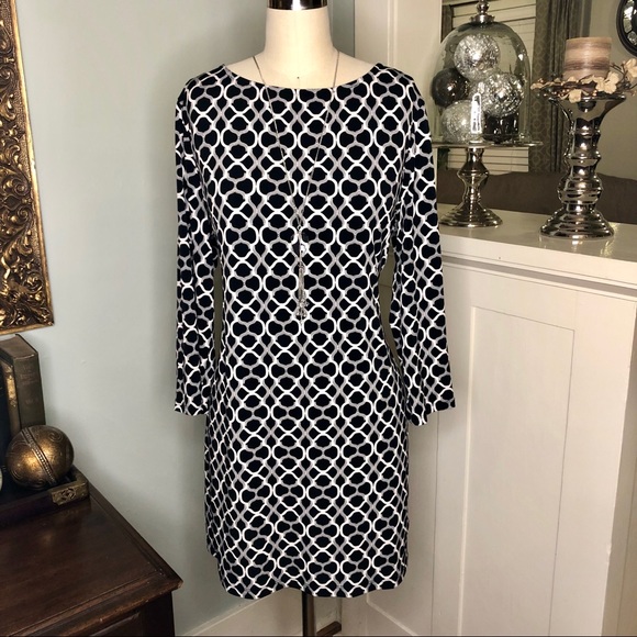 Grayson Dresses & Skirts - Grayson Black & White Printed Mini Dress